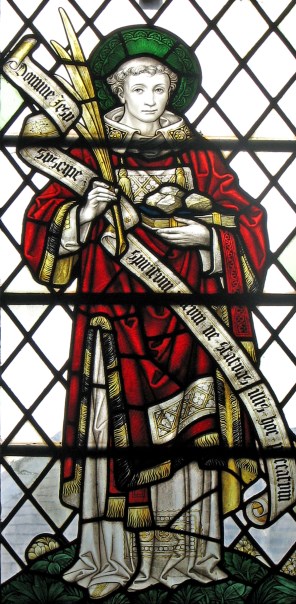 성 스테파노 첫 순교자_by Geoffrey Webb_photo by Lawrence OP_in the Church of St Mary the Less in Cambridge_England UK.jpg
